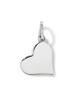 Pendentif coeur d'amour à graver en argent sterling