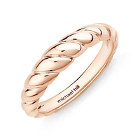 Narrow Croissant Ring in 10kt Yellow Gold