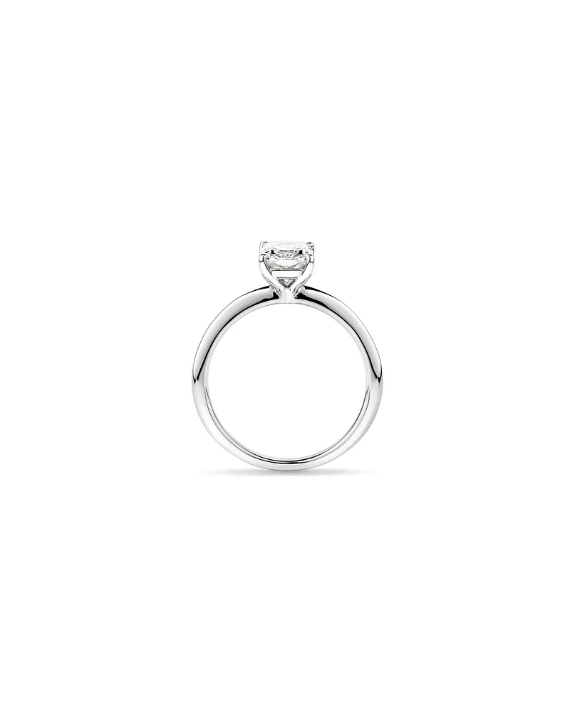 1.25 Carat TW Radiant Laboratory-Grown Diamond Solitaire Engagement Ring in 14kt White Gold