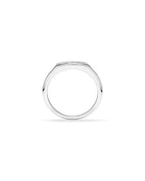 0.54 Carat TW Laboratory-Grown Baguette Diamond Ring in 10kt White Gold