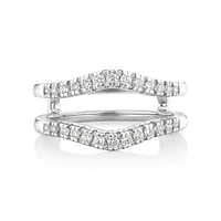 Bague complémentaire Evermore en or blanc 14 K avec diamants totalisant 0,50 ct