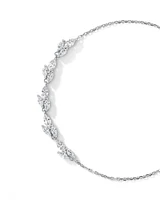 Cubic Zirconia Vine Bracelet in Sterling Silver