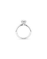 2.00 Carat TW Oval Cut Laboratory-Grown Diamond Solitaire Engagement Ring in 14kt White Gold