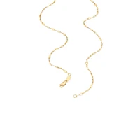 50cm (20") Oval Mirror Cable Chain in 10kt Yellow Gold