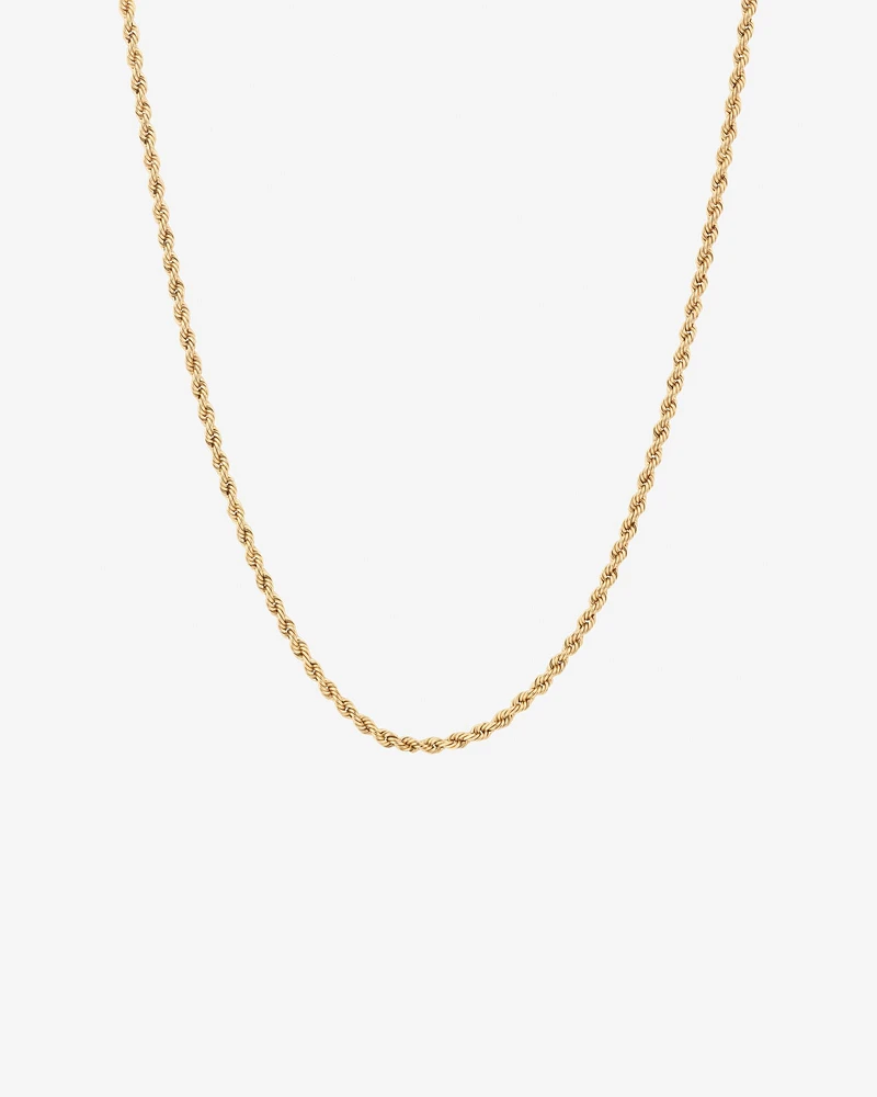 55cm (22") Rope Chain in 10kt Yellow Gold