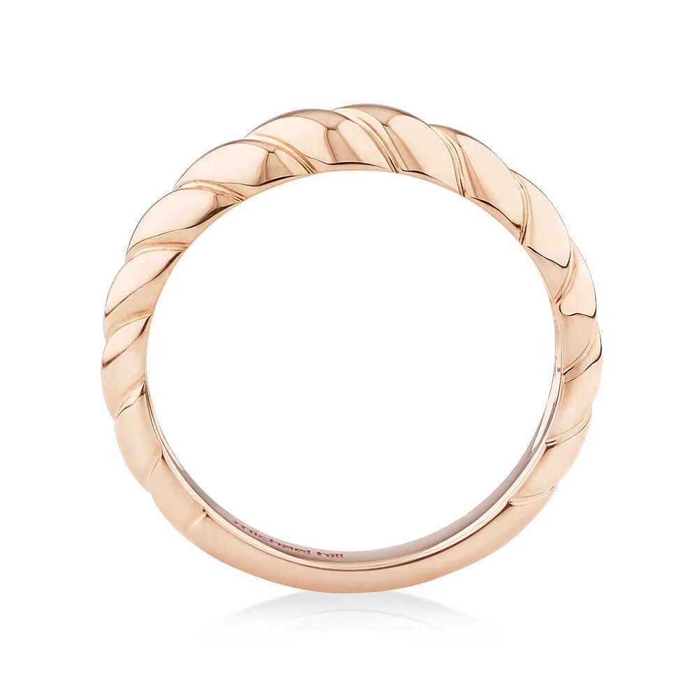 Narrow Croissant Ring in 10kt Yellow Gold