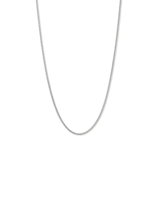 Collier Chaîne Miami Curb En Argent Sterling, 55 Cm (22 Po), Largeur 2,8 Mm