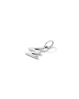 Letter Z Initial Pendant in Sterling Silver