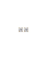 Certified Carat TW Diamond Solitaire Stud Earrings in 18kt White Gold