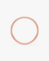 Half Round Wedding Band 10kt Yellow Gold