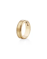 Men's Wedding Band in 10kt Yellow Gold