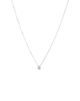 Pendentif halo poire de 0,23 carat TW en diamant en or blanc 10kt