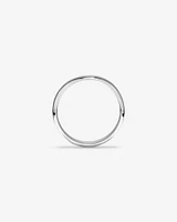 5mm Half Round Wedding Band Sterling Silver