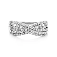 Ring with 0.50 Carat TW Of Diamonds in 10kt White Gold