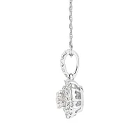 Michael Hill Designer Fashion Art Deco Pendant with 0.35 Carat TW of Diamonds in 18kt White Gold