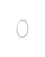 C Initial Ring in Sterling Silver