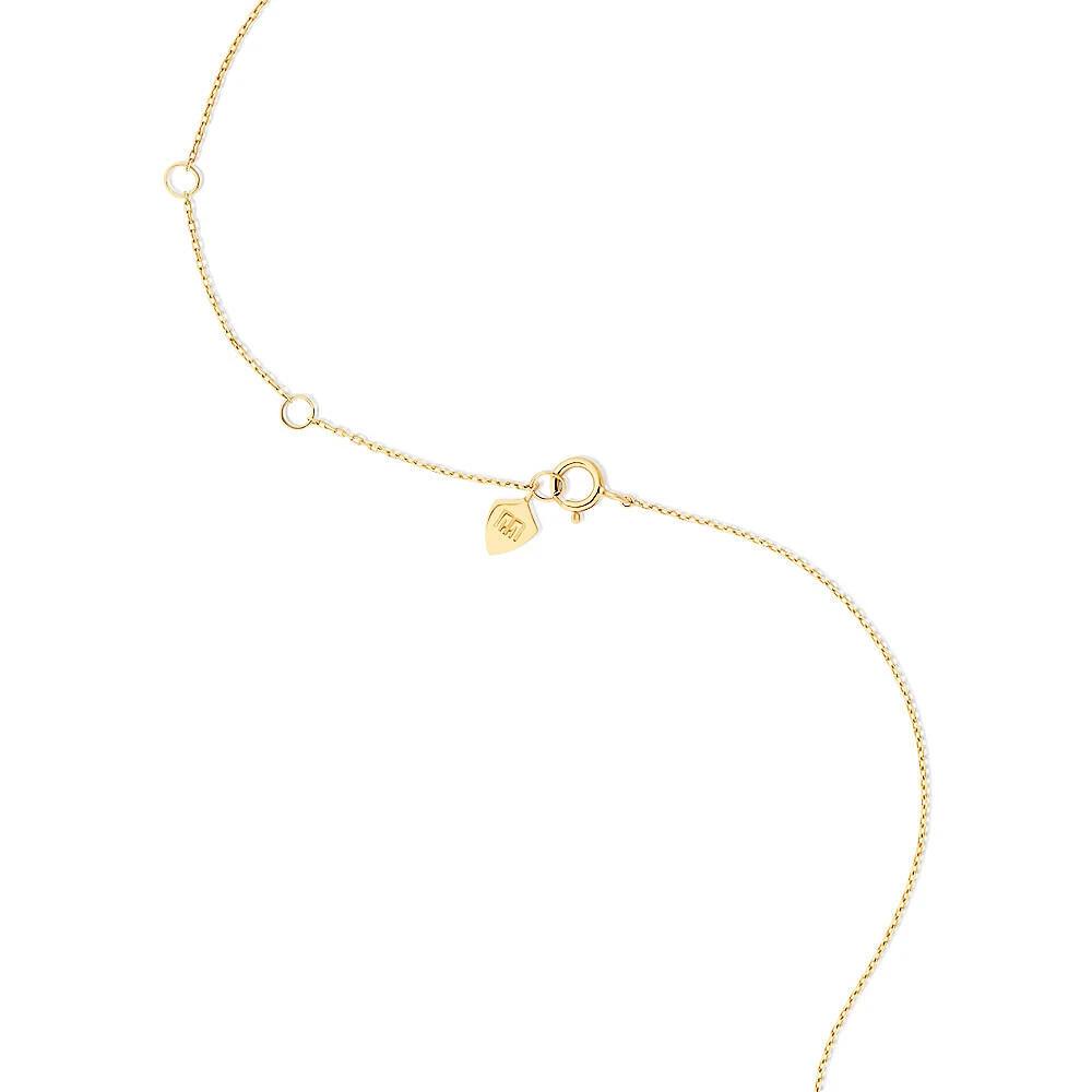 Necklace with Ruby in 10kt Yellow Gold