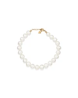 Cultured Freshwater Pearl Bracelet in 10kt Yellow Gold