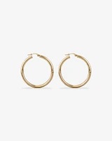 30mm Hoop Earrings in 10kt Yellow Gold