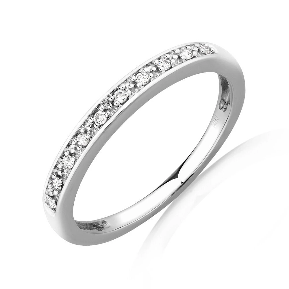 Promises of Love Bridal Set with 1/4 Carat TW of Diamonds in 10kt White Gold