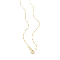 45cm (18") Hollow Singapore Chain in 10kt Yellow Gold