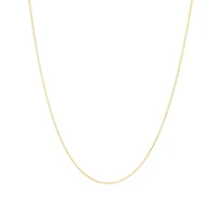 50cm (20") Curb Chain in 10kt Yellow Gold