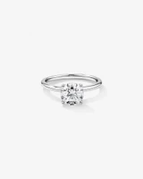 1.50 Carat TW Round Brilliant Laboratory-Grown Diamond Solitaire Enggement Ring In 14kt White Gold