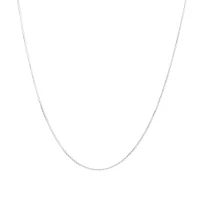 45cm (18") 0.85mm Width Diamond Cut Box Chain in 14kt Yellow Gold