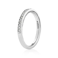 Wedding Band with 1/5 Carat TW of Diamonds in 14kt White Gold