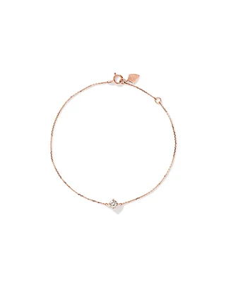 Bracelet with Morganite in 10kt Rose Gold