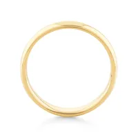 5mm High Domed Wedding Band 10kt Rose Gold