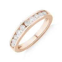 Evermore Wedding Band with 0.50 Carat TW of Diamonds in 18kt Yellow Gold