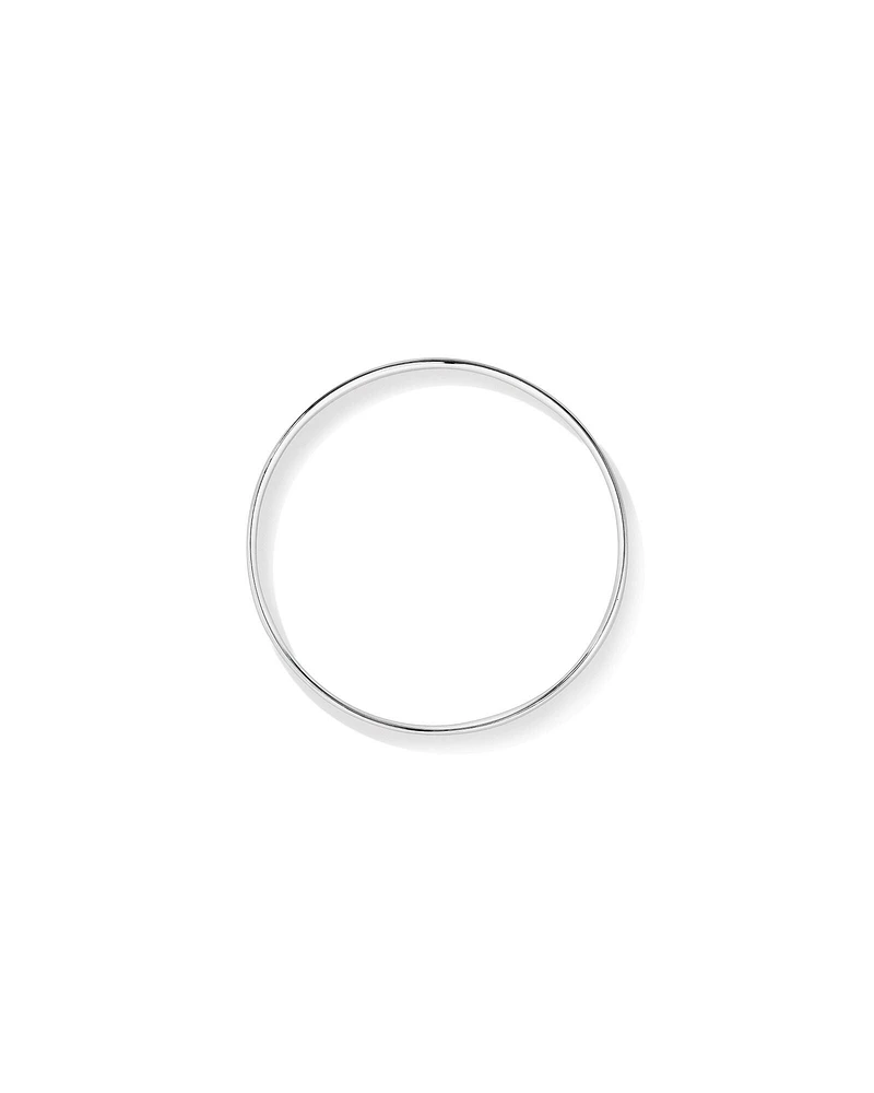 Jonc Rond Massif de 5.7mm en Argent Sterling