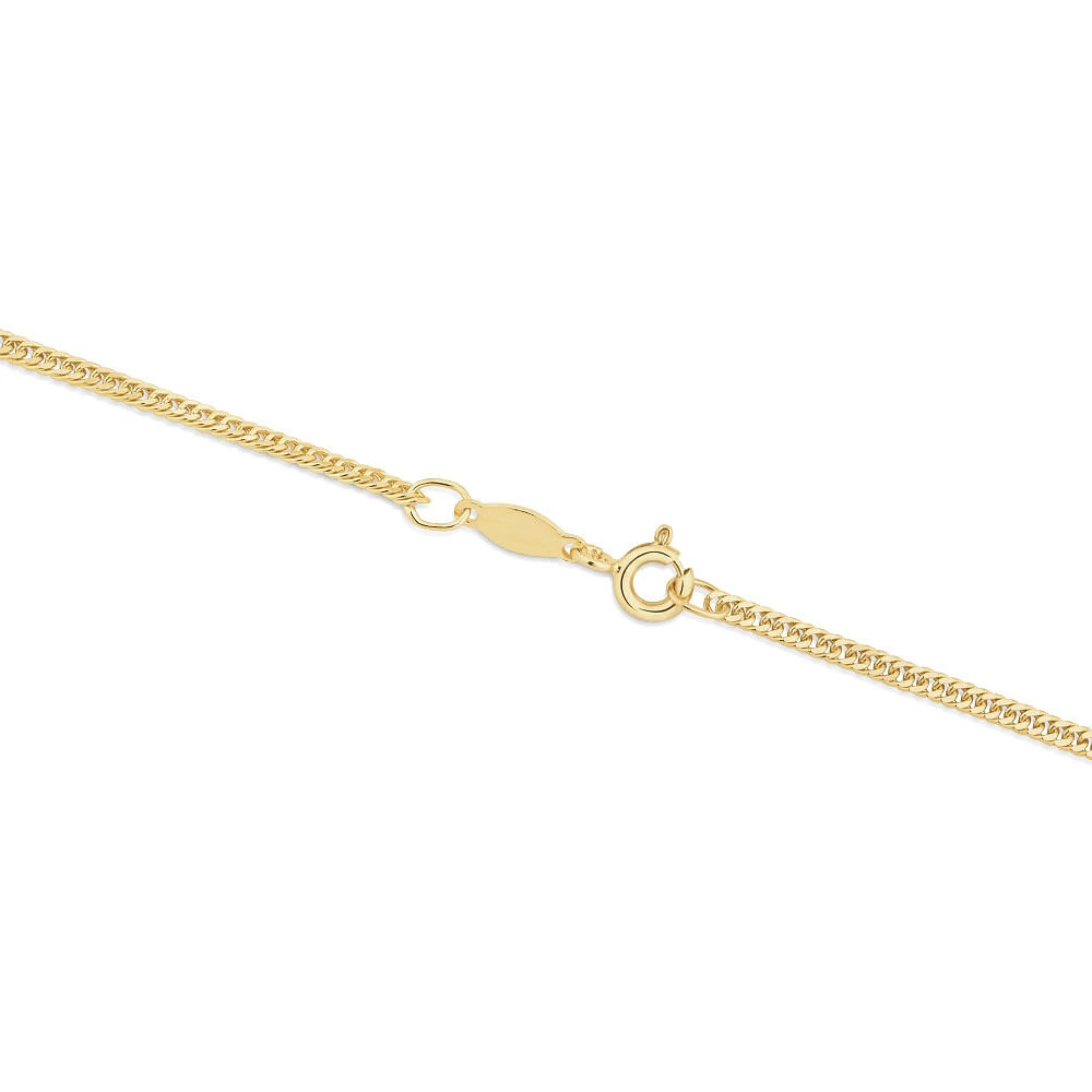 45cm (18") Double Curb Chain in 10kt Yellow Gold