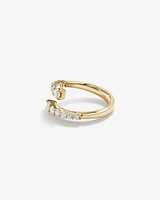 Bypass Ring with 1.00 Carat TW of Diamonds in 10kt Yellow Gold