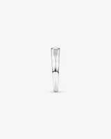 0.54 Carat TW Laboratory-Grown Baguette Diamond Ring in 10kt White Gold