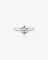 Certified Solitaire Engagement Ring with A 1 1/2 Carat TW Diamond in 18kt White Gold