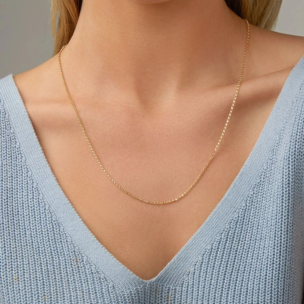 55cm (22") Belcher Chain in 10kt Yellow Gold