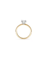 1.00 Carat TW Round Brilliant Diamond Solitaire Engagement Ring in 14kt White Gold