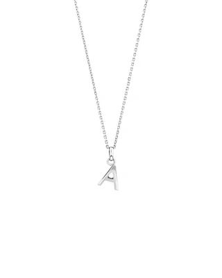 "Z" Initial Pendant in Sterling Silver