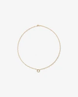 60cm (24") Round Paperclip Open Pendant Chain in 10kt Yellow Gold