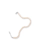 Cultured Freshwater Pearl Bracelet in Sterling Silver