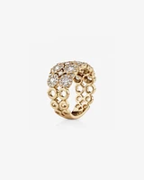 2 Row Bubble Ring with 2.00 Carat TW Diamonds in 14kt Gold