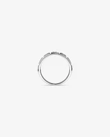 Men's 0.20 TW Brushed and Polished Diamond Ring Platinum