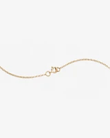 "K" Initial Necklace with 0.10 Carat TW of Diamonds in 10kt Yellow Gold