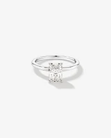 1.25 Carat TW Radiant Laboratory-Grown Diamond Solitaire Engagement Ring in 14kt White Gold