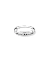 0.50 Carat TW Evermore Channel Set Diamond Wedding Ring in 14kt White Gold