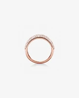 Diamond Pave Ring with 1.00 Carat TW Diamond in 10kt Rose Gold