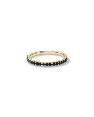 Sapphire Stacker Ring in 10kt Yellow Gold