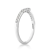 Wedding Ring with 0.25 Carat TW of Diamonds in 14kt White Gold